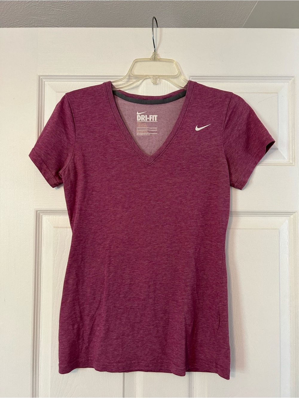 Nike Dri-Fit V-Neck Short Sleeve Top